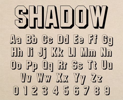 Shadow Font Shadow Script Drop Shadow Font Letters Font With Shadow Font Bubble Letters With Shadow Block Shadow Font Shadow Writing Font Bubble Letters With Shadow, Shadow Writing Font, Shadow Lettering Alphabet, Letter Shadowing, Drop Shadow Lettering, Shadow Writing, Shadowing Letters, Sharp Font, Shadow Letters