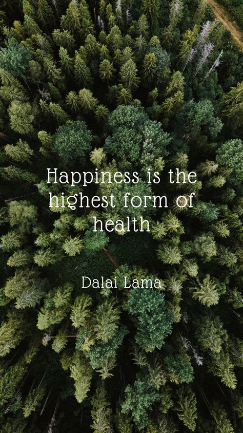 Happiness is the highest form of health Gift Of Health Quotes, Therapy Business, Massage Therapy Business, Health Quotes, Happiness Is, Massage Therapy, Happy Quotes, Affirmations, Massage