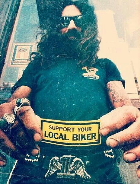 SUPPORT YOUR LOCAL BIKER 70s Biker Aesthetic, 70s Biker, Vintage Biker Style, Biker Stuff, Biker Aesthetic, Motorcycle Culture, Cb 750, Biker Lifestyle, Biker Gang