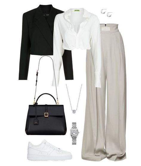 Classy Work Outfits, Stylish Work Outfits, Mode Inspo, Looks Chic, Review Produk, Kpop Fashion Outfits, Business Casual Outfits, Casual Style Outfits, Lookbook Outfits