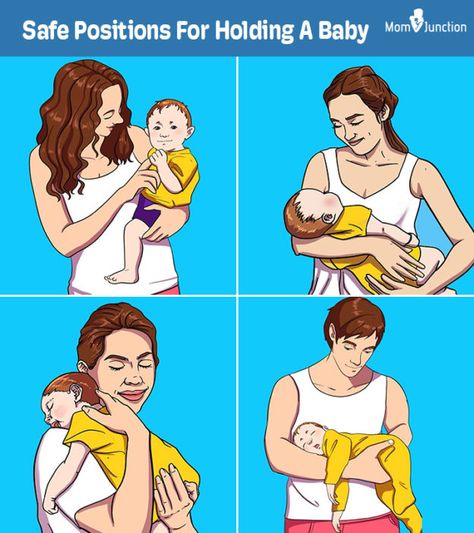 How To Hold A Baby: 8 Safe Positions With Pictures How To Hold A Baby, Baby Support Pillow, Baby Curls, Bath Support, Bad Parenting, Gross Motor Activity, 3 Month Old Baby, Parenting Techniques, Bad Parents