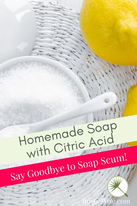 🍋 Using citric acid in soap making is a useful trick for soap makers who are looking to banish soap scum and prevent oxidation in oils to extend shelf life. If you have hard water and are tired of scrubbing off soap scum, then adding these tiny white crystals to your next batch of soap may be just the thing you’re looking for! Read on to learn how to add citric acid to your next batch!

#soapmaking #DIY | homemade soap | soap making ingredients | Types Of Peppers, Canning Supplies, Sodium Citrate, Soap Maker, Home Canning, Homemade Bath Products, Homemade Soap, Soap Scum, White Crystals