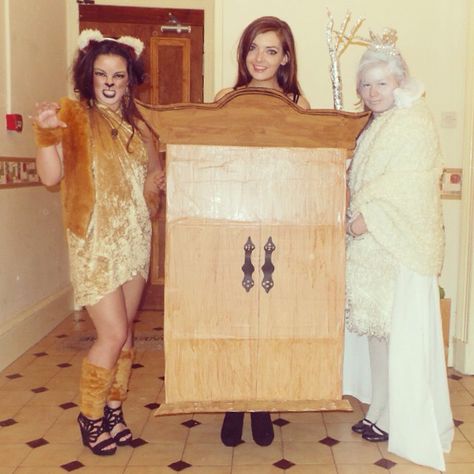 DIY Chronicles of Narnia: The Lion, the Witch and the Wardrobe Lion Witch And Wardrobe Costumes, Narnia Costumes Diy, Narnia Cosplay, Narnia Costumes, Narnia Wardrobe, Lion Witch Wardrobe, Diy Wardrobe, Chronicles Of Narnia, Trunk Or Treat