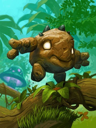 Stone Elemental - Hearthstone Wiki Stone Elemental, Story References, Fantasy Oc, Cool Monsters, Fantasy Creatures Art, Mythical Creatures Art, Wow Art, Game Character Design, Creature Concept Art