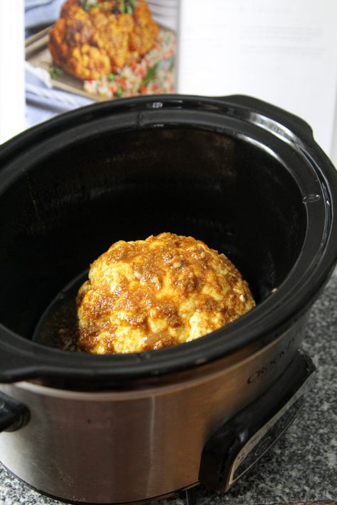 Slow Cooker Cauliflower Recipes, Crockpot Cauliflower Recipes, Crockpot Cauliflower, Lent Food, Roast Cauliflower, Crockpot Side Dishes, College Cooking, Recipes From Scratch, Roasted Cauliflower Recipes