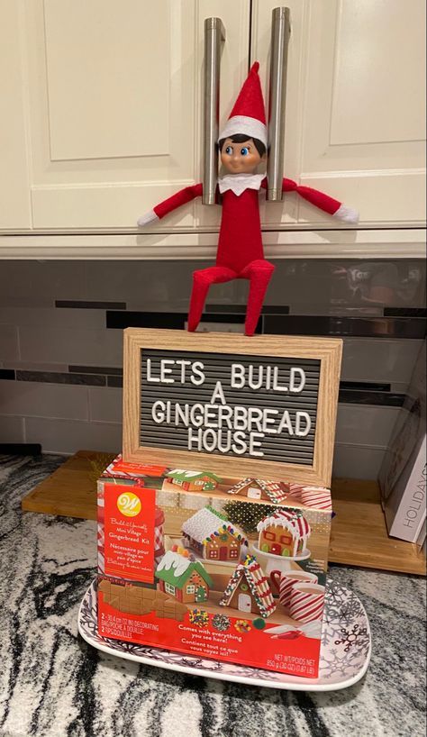 40+ Humorous Hilarious and Downright Ridiculous Elf on the Shelf Ideas Easy Elf On The Shelf Ideas Gingerbread House, Well Behaved Elf On The Shelf Ideas, Elf On The Shelf With Gingerbread House, Elf On The Shelf Ideas With Barbies, Elf And Reindeer Ideas, Elf On The Shelf Gingerbread House, Elf On The Shelf For Toddlers, Elf On Shelf Gingerbread House, Introducing Elf On The Shelf First Time