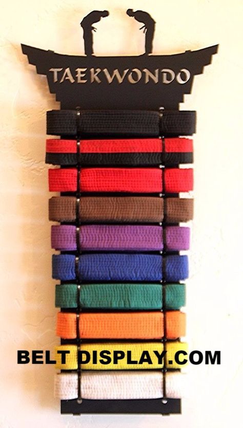 Taekwondo Belt Holder, Martial Arts Belt Rack, Martial Arts Belt Holder, Taekwondo Belt Display, Karate Belts, Taekwondo Belt, Belt Display Rack, Karate Belt Display, Martial Arts Belt Display