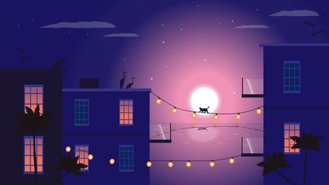 History Cartoon, Light Illustration, Drawing Cartoon Faces, Bg Design, City Light, Website Design Layout, City Illustration, Pixel Art Design, Beautiful Night