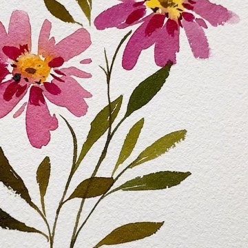 Mandy on Instagram: "Loose watercolor flowers - Silver brush filbert - Princeton Round brush 4050 size 2 - Baohong paper #watercolortutorial #watercolorpainting #looseflorals #watercolorart #watercolorillustration #loosefloralwatercolor #watercolorflowers #artreels" Watercolor Azalea, Hellebore Watercolor Painting, Angela Fehr Watercolors, Watercolor Rhododendron, Pink Watercolor Background Floral Prints, Loose Watercolor Flowers, Round Brush, Loose Watercolor, Watercolour Tutorials