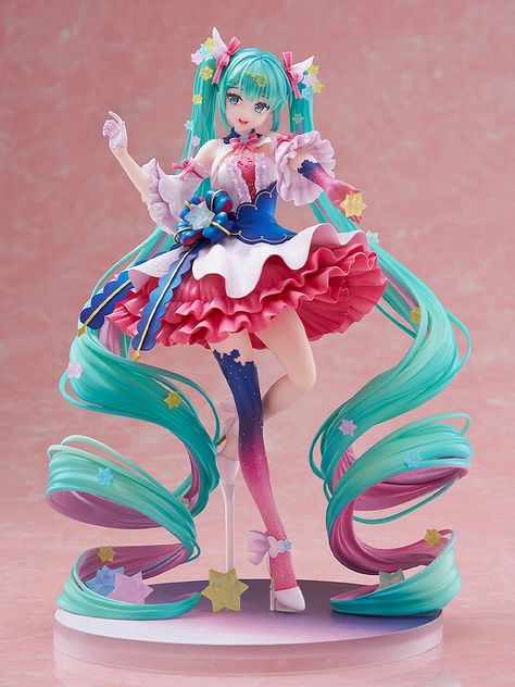 Cute Miku Figures, Hatsune Miku Figurines, Anime Figures Aesthetic, Miku Merch, Christmas Miku, Vocaloid Figures, Miku Figures, Anime Figurine, Kagamine Rin And Len