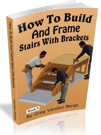 How to Build And Frame Stairs With Brackets - Book 5 Stair Stringer Calculator, Build Stairs, Winder Stairs, New House Construction, House Plumbing, Types Of Stairs, Circular Stairs, Stairs Stringer, Wood Craft Patterns