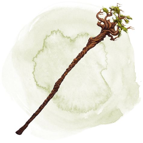 Game Hooks, Staff Magic, Rpg Items, Dnd Druid, Wizard Staff, Fantasy Items, Heroic Fantasy, Magic Items, Fantasy Props