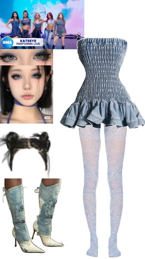 Coquette Clothes, Alternative Outfits, Kpop Outfits, Outfits Ideas, Streetwear Fashion, Cool Outfits, Street Wear, Polyvore, Quick Saves