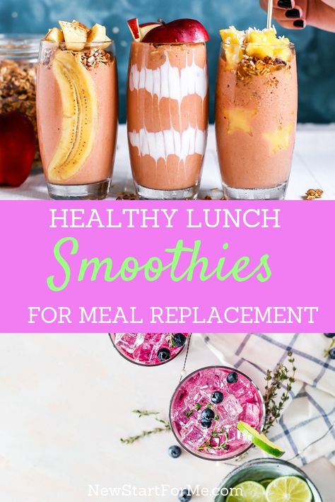 Healthy Lunch Smoothies, Lunch Smoothie, Smoothie Prep, Low Carb Diet Plan, Healthy Shakes, Meal Replacement Shakes, Meal Replacement Smoothies, Breakfast Smoothies, Meal Replacement