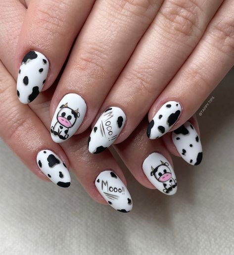 Gypsy Day? GYPSY DAY! 🐮 I love any excuse to do cow print nails 😂 don’t you just love the little cartoon cow nail art? 🥹 Use the link in our bio to book and manage your appointments 💅 AfterPay Available ✨ Cow Face Nail Art, Cow Pattern Nails, Cow Nail Art, Face Nail Art, Cow Print Nails, Tips Nails, Cow Nails, Cow Face, Cartoon Cow