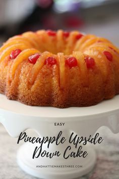 Gluten Free Pineapple Upside Down Cake, Pineapple Upside Down Bundt Cake Recipe, Pineapple Upside Down Bundt Cake, Pineapple Upside Down Bundt, Upside Down Bundt Cake, Pineapple Upside Down Cake Recipe, Bundt Recipes, Pineapple Desserts, Dump Cakes