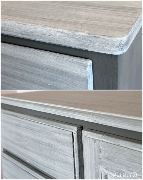 Dresser Makeover- How to grey wash a dresser with chalk paint! Gray Wash Furniture, Gray Dresser Makeover, White Wash Dresser, Distressed Dresser, Chalk Paint Dresser, Paint Dresser, Gray Chalk Paint, Diy Dresser Makeover, Grey Dresser