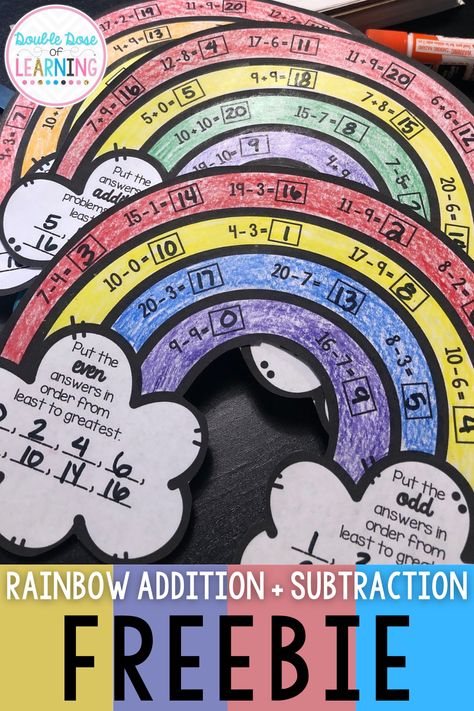 Telling time, addition and subtraction 0-20, fractions, fact families, and 3-digit place value are just some of the first and second grade math skills that you can reinforce with our Spring math crafts for first grade. These low prep, high engagement math craftivities are perfect for transitioning to a bulletin board or using for an easy sub plan. Addition Projects 2nd Grade, First Grade Math Lesson Plans, Addition Crafts For First Grade, Addition Projects First Grade, 1st Grade Math Projects, Math Crafts 2nd Grade, 2nd Grade Math Crafts, Math Crafts Second Grade, Math Crafts First Grade