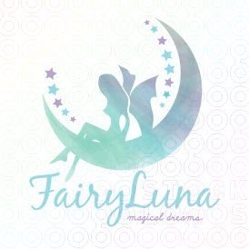 Fairy Logo Design, Poetry Artwork, Fairy Logo, Lightroom Editing Tutorials, Baby Logo, Dream Weaver, Social Media Designs, Make Your Logo, Boutique Interior