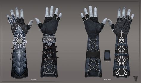 Gloves Fantasy Art, Fantasy Gloves, Gloves Ideas, Fantasy Accessories, Magic Gloves, Dnd Items, Types Of Swords, Gloves Design, Cool Swords