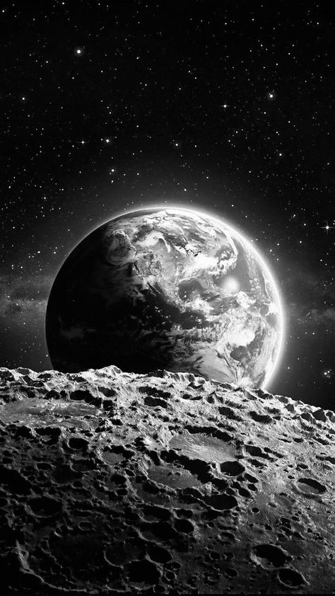 Earth Drawing Black And White, Earth Black And White, Earth From The Moon, Space Black And White, Galaxy Black And White, Full Moon Ceremony, Earth From Moon, Moon Ceremony, Tiktok Pictures