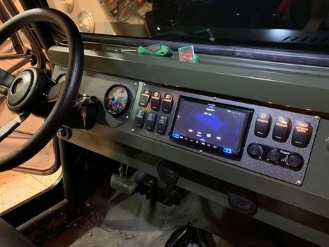 (7) Jeep YJ - Custom dash idea. Post yours here! | Facebook Jeep Yj Interior Ideas, Jeep Yj Ideas, Yj Jeep Ideas, Jeep Xj Ideas, Mom Mobile, Yj Wrangler, Diy Jeep, Jeep Yj, Jeep Mods