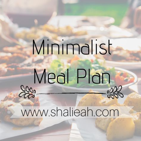 MINIMALIST MEAL PLAN // I don’t always plan ahead. I don’t always know what to cook. And, sometimes I just simply don’t feel like cooking. On those days I rely heavily on my minimalist meal plan. It’s a life saver! Check it out! —Shalieah Minimalist Meal Plan, Minimalist Cooking, Cows Milk, Sheep Cheese, Meat Rolls, Snacks List, Burger Night, Cooked Apples, Chicken Bowl