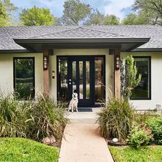 Modern Ranch Exterior, Mid Century Modern Homes Exterior, Mid Century Modern House Exterior, Full House Remodel, Mid Century Modern Ranch, Mid Century Modern Exterior, Ranch House Exterior, Mid Century Exterior, Mid Century Ranch