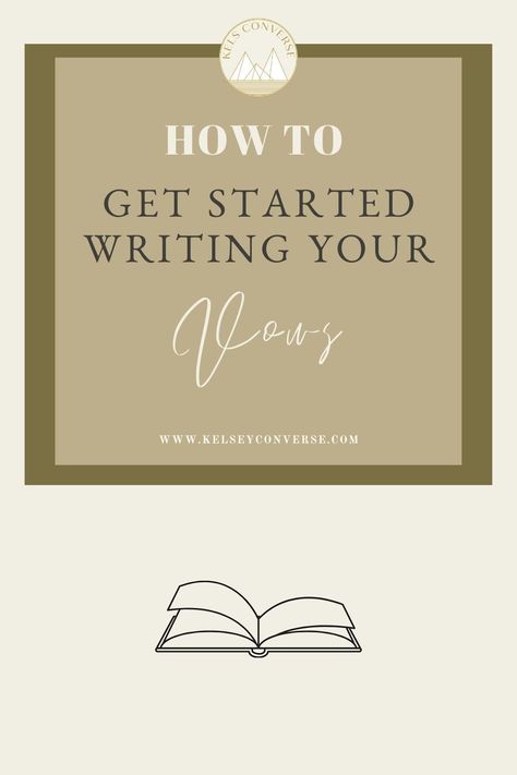 Personal wedding vows are a great way to make your ceremony more unique and special. But they can be hard to write. Here's some tips of how to write amazing wedding vows. How To Start Vows, How To Write Vows To Wife, How To Start Your Vows, Vow Writing Template, Vow Outline, How To Write Vows To Husband Template, Vow Template Writing Your Own, How To Write Your Own Wedding Vows, How To Write Vows