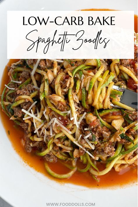 Zoodles Recipe, Food Dolls, Zoodle Recipes, 2024 Recipes, Italian Deli, Easy Oven, Low Carb Baking, Baked Spaghetti, Hot Dishes