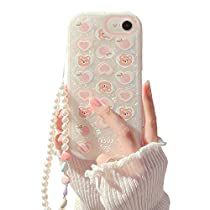 Check this out! Sparkly Phone Cases, Bear Love, Pearl Charm Bracelet, Bracelet Chain, Pattern Case, Heart Pattern, Pearl Charms, Bear Pattern, Cute Phone Cases