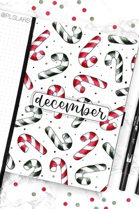 If you're looking for some layout and tracker inspiration for your winter bullet journal themes, check out these spread and decoration ideas to try out in your own bujo! Bullet Journal Log, Bullet Journal Christmas, Crazy Laura, December Bullet Journal, January Bullet Journal, Bullet Journal Font, Bullet Journal Ideas Templates, Creating A Bullet Journal, Bullet Journal Cover Page