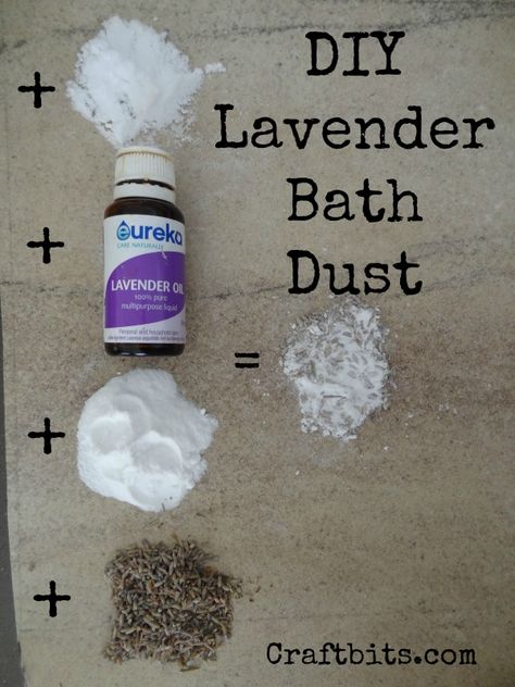 Lavender Bath Dust — CraftBits.com Bath And Body Recipes, Bath Dust, Soap Tutorial, Aromatherapy Recipes, Natural Beauty Recipes, Lip Balm Recipes, Lavender Bath, Sleepy Time, Facial Spa