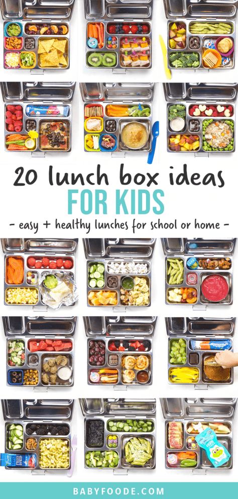 20 Healthy Lunch Box Ideas for Kids - Baby Foode School Lunch Box Ideas, Healthy Lunch Box Ideas, Lunch Box Ideas For Kids, Box Ideas For Kids, Kids Packed Lunch, Preschool Lunch, Lunch Ideas For Kids, Lunch Box Ideas, Easy Lunch Boxes