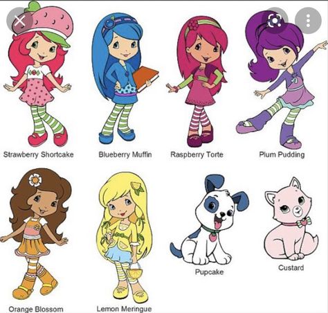 Iconic Trios Movies, Trio Cartoon Characters, Iconic Trios Cartoon, Iconic Trio Halloween Costumes, Starberry Shortcake, 4 People Halloween Costumes, Iconic Trios, Strawberry Shortcake Halloween Costume, Strawberry Shortcake Outfits