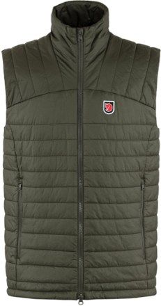 Fjallraven Expedition X-Latt Insulated Vest - Men's | REI Co-op Rain Parka, Mens Outdoor Jackets, Types Of Insulation, Op Logo, Winter Vest, Mens Vests, High Altitude, Vests Mens, Deep Forest