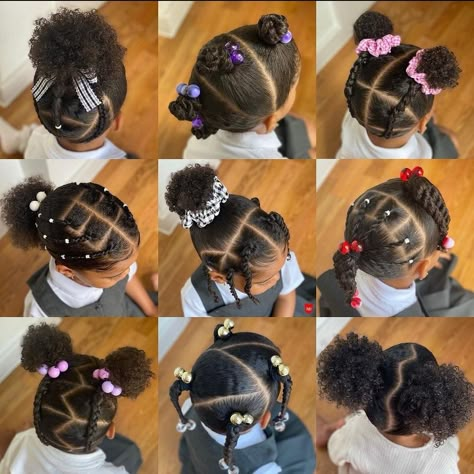 Back To School Styles, Baby Girl Hairstyles Curly, Daughter Hairstyles, Easy Toddler Hairstyles, Cute Toddler Hairstyles, Lil Girl Hairstyles, Kids Curly Hairstyles, Toddler Hairstyles, Quick Natural Hair Styles