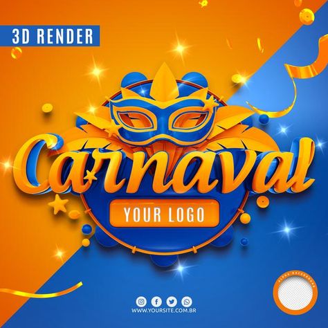 Carnival Logo, Flex Design, Album Art Design, Game Ui Design, Baguio, 3d Render, Game Ui, Sports Logo, Album Art