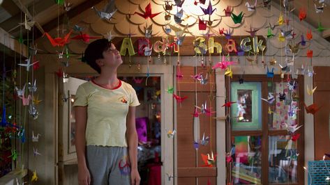 Grab the tissues, girls: We might soon been saying goodbye to the AndiShack on Andi Mack! The shack is Andi's go-to hangout spot on the Disney Channel show, and because her grandparents are probably selling their house, the shack would go... Andi Mack Cast, Peyton Elizabeth Lee, Artistic Room, The Shack, Hangout Spot, Craft Shed, Andi Mack, Disney Channel Shows, Hidden Rooms