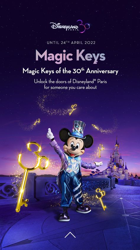 Magic Poster Design, Disneyland Paris 30th Anniversary, Disneyland Poster, Disney Box, Disney Anniversary, Christmas Promo, Enchanted Kingdom, Magic Rainbow, Paris Illustration