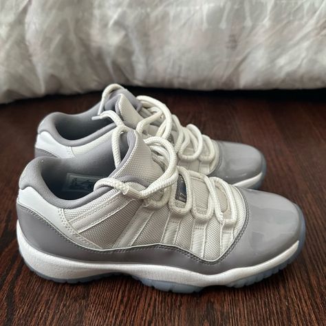 Jordan 11 Retro Low Cement Grey (GS) Jordan 11 Retro Low, Cement Gray, Jordan 11 Retro, Jordan 11, Cement, Jordan, Grey, Jewelry Watches, Plus Fashion