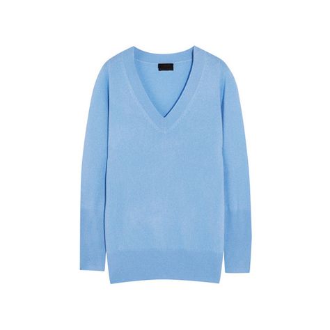 0 Blue Cashmere Sweater, Light Blue Top, J Crew Collection, Snow Outfit, Jcrew Collection, Jcrew Sweater, Winter Trends, Blue V, Light Blue Sweater