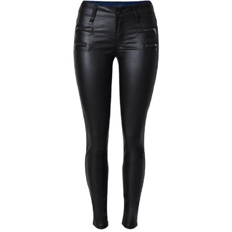 Choies Black Low Waist Zipper Detail Skinny PU Pants (€37) ❤ liked on Polyvore featuring pants, bottoms, calÃ§a, pantalones, black, skinny leg pants, skinny fit pants, low waist pants, skinny trousers and skinny pants Luxury Black Leather Pants With Zipper, Luxury Tight Black Pants, Black Stretch High-waisted Leather Pants, Sleek High-waist Leather Pants With Zipper Closure, Sleek Tight Full-length Leather Pants, Low Waist Pants, Zipper Pants, Slim Trousers, Ponte Pants