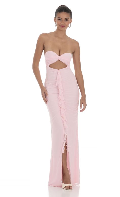 PRICES MAY VARY. Designed In Los Angeles Cutouts Short Strapless Birthday Outfits, Homecoming, Maxi Dresses, Vacation Outfits, Valentine's Day Outfits, Wedding Guest Designed in Los Angeles - Zipper closure- Fully lined- Sheer- Made in mesh fabric- Hand wash cold Model is wearing a size small that measures 53in/135cm in length Slight modifications might be made to improve garment quality. Handling the garments with care, hand-washing and air-drying is strongly recommended. Pastel Pink Outfit, Gender Reveal Outfit, Birthday Dinner Outfit, Tie Maxi Dress, Floral Babydoll Dress, Ruffle Maxi Dress, Neck Bodycon Dress, Pink Prom Dresses, Dresses 2024