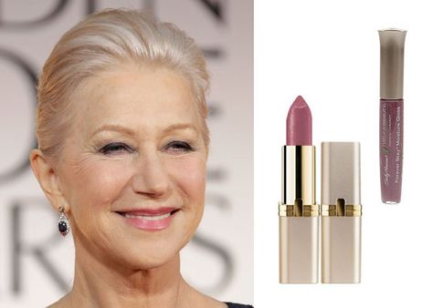 The Best Lip Shades For Your Gray Hair Color   | Daily Makeover Lip Color Shades, Best Lipstick Color, Lip Shades, Makeup Tips For Older Women, Bold Lipstick, Silver Hair Color, Best Lipsticks, Lips Shades, Lipstick Shades