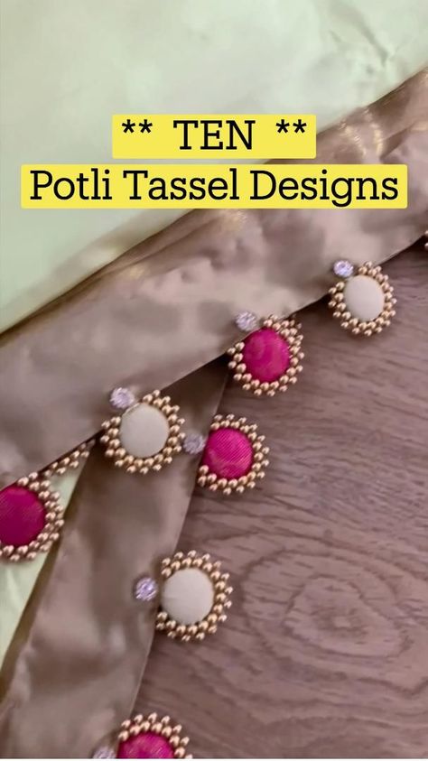 Work Blouse Hand Designs, Tassels Fashion Clothing, Saree Kuchu New Designs, Tassels Designs, Designer Tassels, Kuchu Designs, Saree Tassels Designs, Saree Kuchu Designs, Saree Tassels