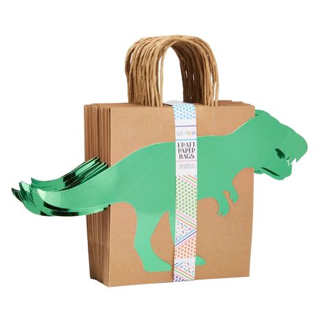 Dino Gift Bags, Dino Goody Bags, Dinosaur Loot Bag Ideas, Dinosaur Goody Bag Ideas, Party Packs For Kids Goody Bags, Dinosaur Favor Bags, Dinosaur Party Bags, Baby Party Favors, Birthday Party Goodie Bags