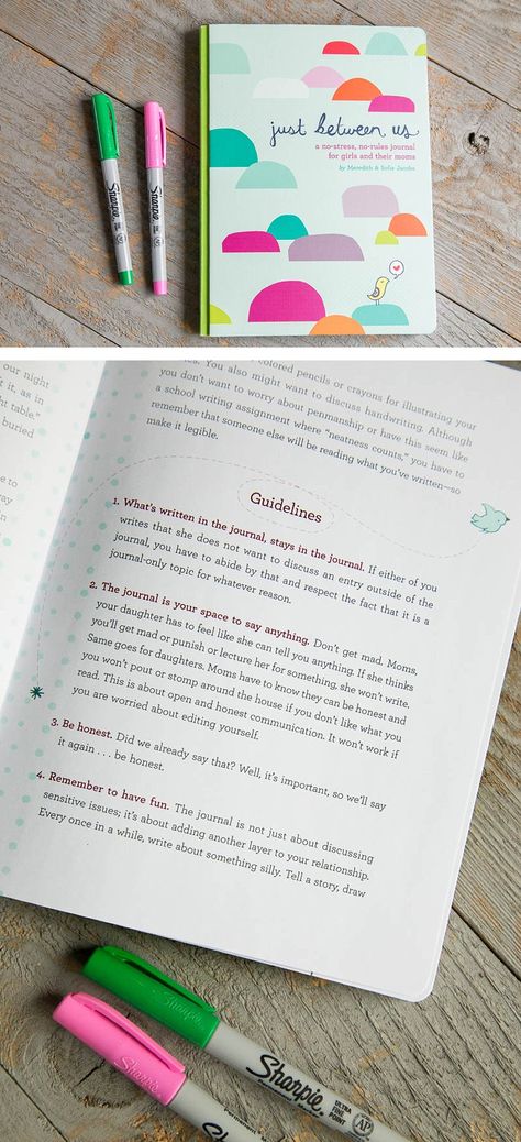 Just Between Us: How to Use a Mother-Daughter Journal Ideas for your Tween or Teen *These guidelines and journal prompts are great. The tips look so helpful for getting started. I am so trying this with my daughter. Mother Daughter Journal, Safety Rules For Kids, Kindergarten Writing Prompts, Writing Prompts Funny, Rules For Kids, Positive Parenting Solutions, Parenting Solutions, Writing Prompts For Kids, Picture Writing Prompts