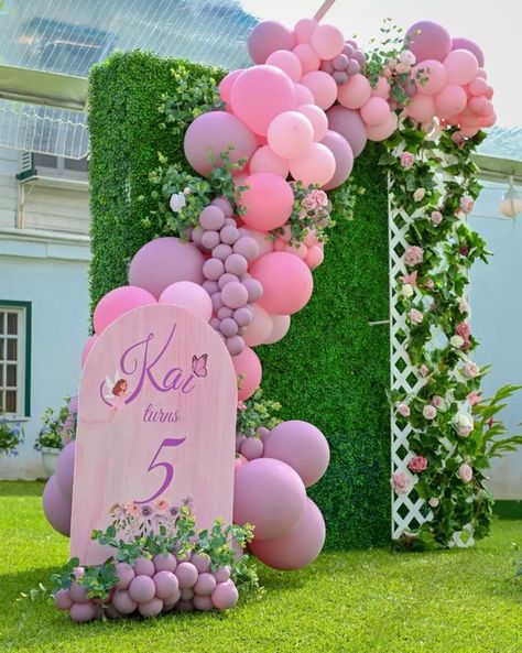 Garden Themed Birthday Party, Garden Themed Birthday, Haldi Ceremony Decorations, Haldi Ceremony, Balloon Backdrop, Birthday Party Decor, Themed Birthday Party, Birthday Decor, Ceremony Decorations