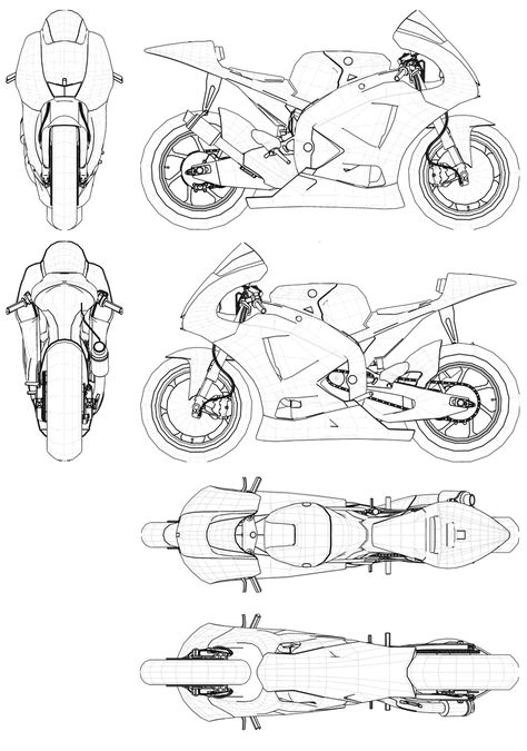 How To Draw Motorcycle, Luxury Car Interior Design, Bike Blueprint, Character Blueprint, Motorcycle Blueprint, Drawing Motorcycle, Motocycle Art, Concept Motorcycles Sketches, Norton Manx